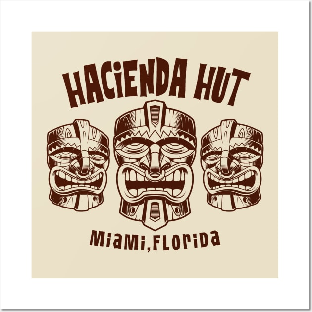 Hacienda Hut Vintage Version Wall Art by machmigo